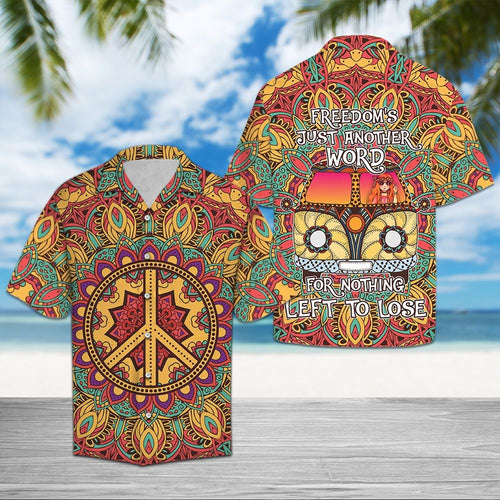 Hawaiian Shirt Hippie Freedoom For Men Women