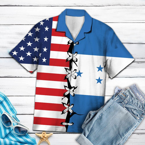 Hawaiian Shirt Honduras Root For Men Women