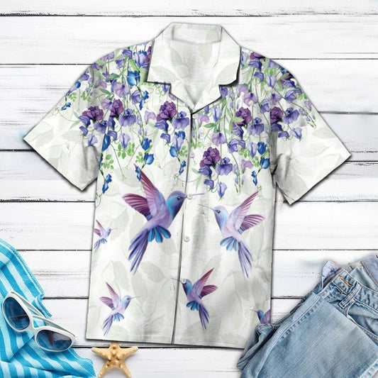 Hawaiian Shirt Hummingbird Flower For Men Women