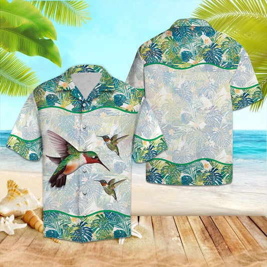 Hawaiian Shirt Hummingbird Tropical For Men Women