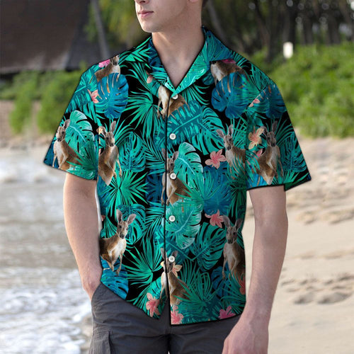 Hawaiian Shirt Kangaroo Tropical For Men Women