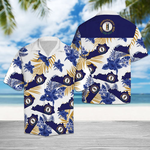 Hawaiian Shirt Kentucky Proud For Men Women