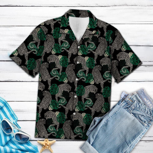 Hawaiian Shirt Leopard Forest For Women Men