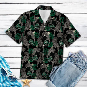 Hawaiian Shirt Leopard Forest For Women Men