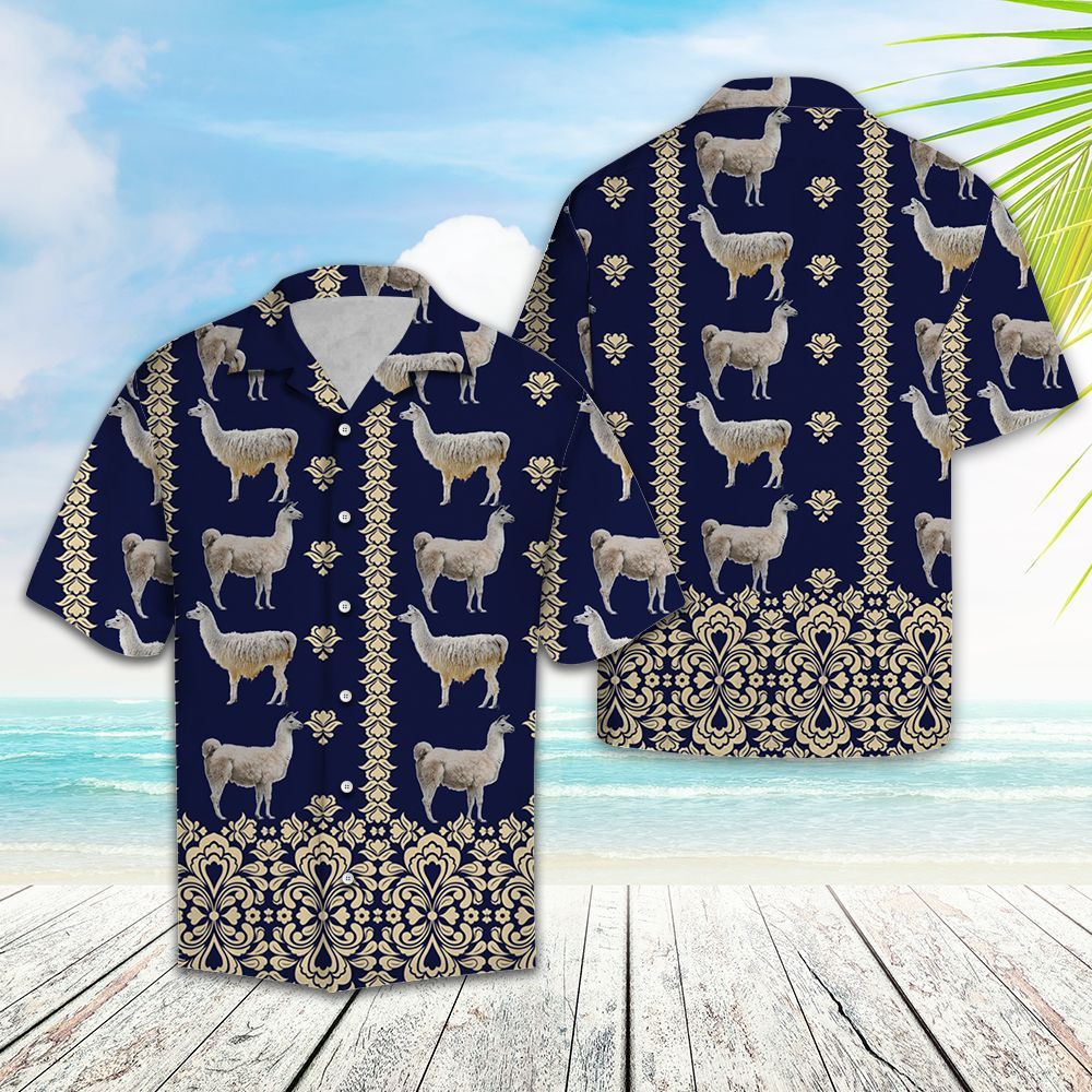 Hawaiian Shirt Llama Lover For Men Women