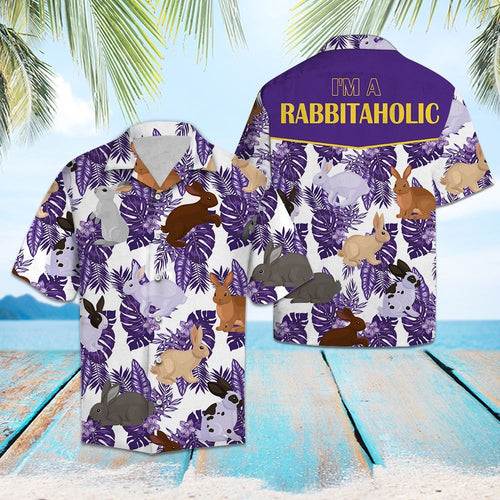 Hawaiian Shirt Love Rabbit For Men Women