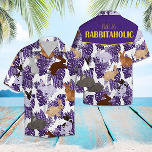 Hawaiian Shirt Love Rabbit For Men Women