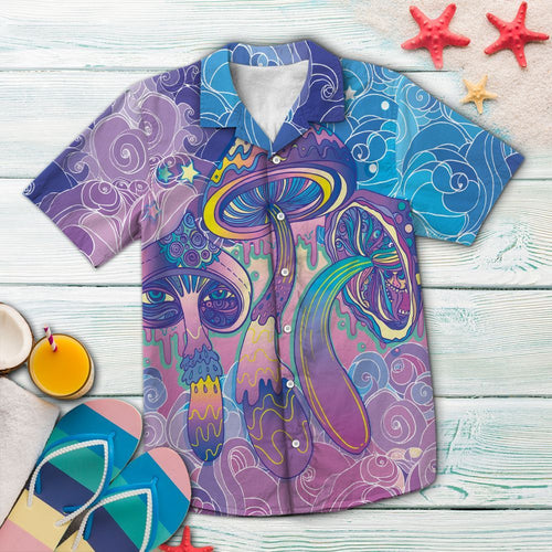 Hawaiian Shirt Magic Mushroom For Men Women