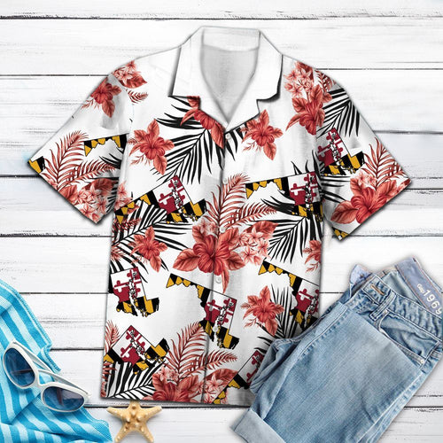 Hawaiian Shirt Maryland Proud For Men Women