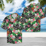 Hawaiian Shirt Motorbike Tropical Coconut For Men Women