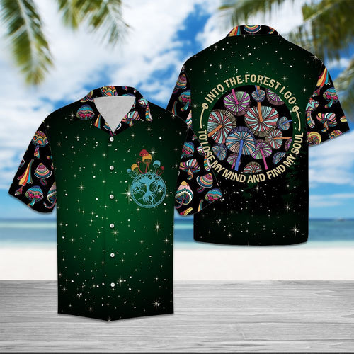 Hawaiian Shirt Mushroom Forest For Women Men