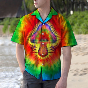 Hawaiian Shirt Mushroom Tie Dye For Men Women
