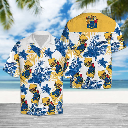 Hawaiian Shirt New Jersey Proud For Men Women