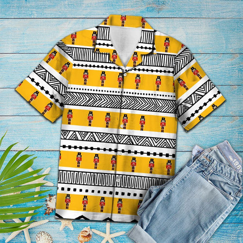 Hawaiian Shirt Nutcracker Pattern For Men Women