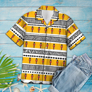 Hawaiian Shirt Nutcracker Pattern For Men Women
