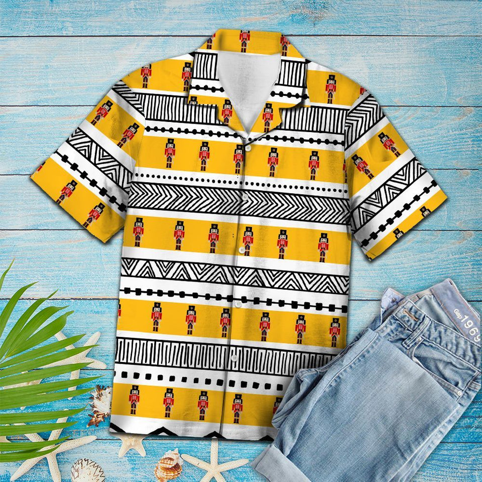 Hawaiian Shirt Nutcracker Pattern For Men Women