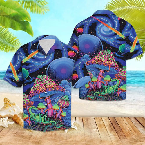 Hawaiian Shirt Obsessed With Mushroom For Men Women