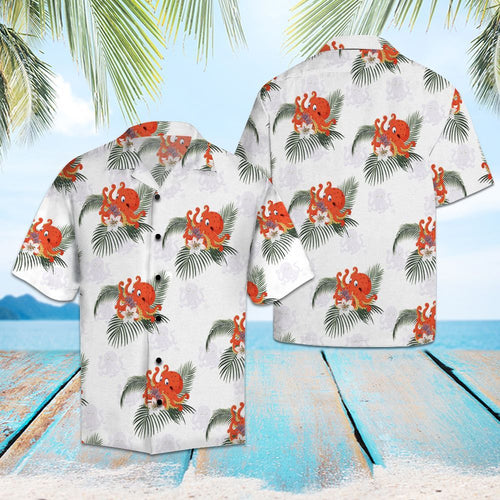 Hawaiian Shirt Octopus Tropical For Men Women