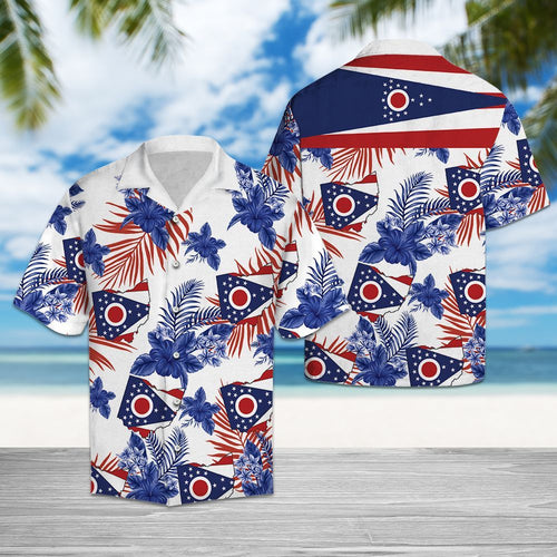 Hawaiian Shirt Ohio Proud For Men Women