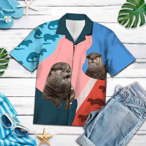 Hawaiian Shirt Otter Lover For Men Women