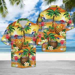 Hawaiian Shirt Paradise Cosmopolitan Cocktail For Men Women