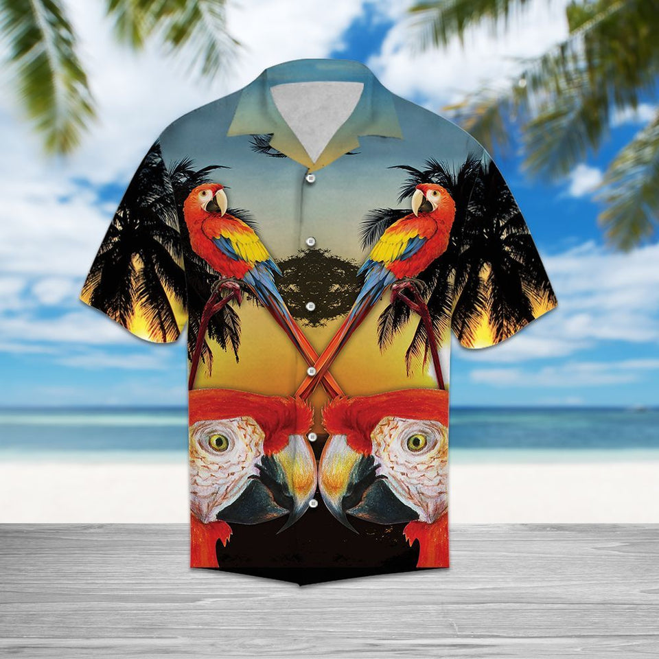 Hawaiian Shirt Parrot Beauty For Women Men
