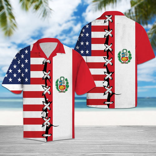 Hawaiian Shirt Peru Root For Men Women