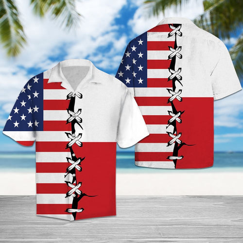Hawaiian Shirt Poland Root For Men Women