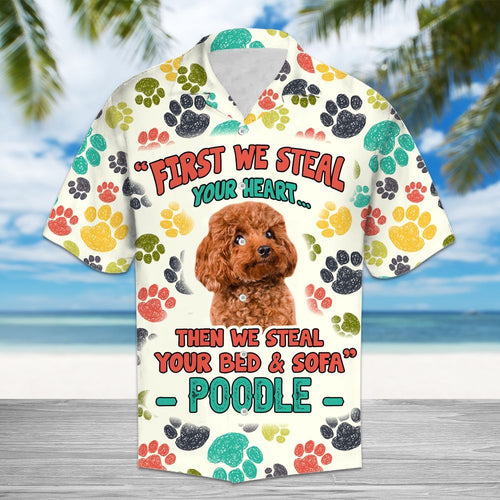 Hawaiian Shirt Poodle Steal Your Heart For Men Women