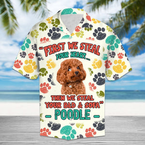 Hawaiian Shirt Poodle Steal Your Heart For Men Women