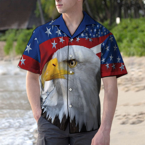 Hawaiian Shirt Proud Eagle For Men Women