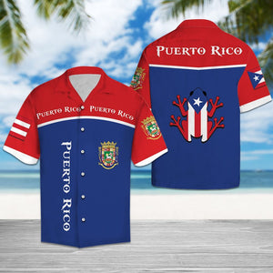 Hawaiian Shirt Puerto Rico Latino American For Men Women