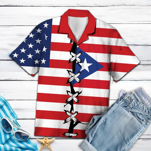 Hawaiian Shirt Puerto Rico Root For Men Women
