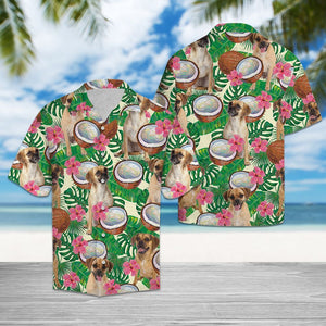 Hawaiian Shirt Puggle Tropical Coconut For Men Women