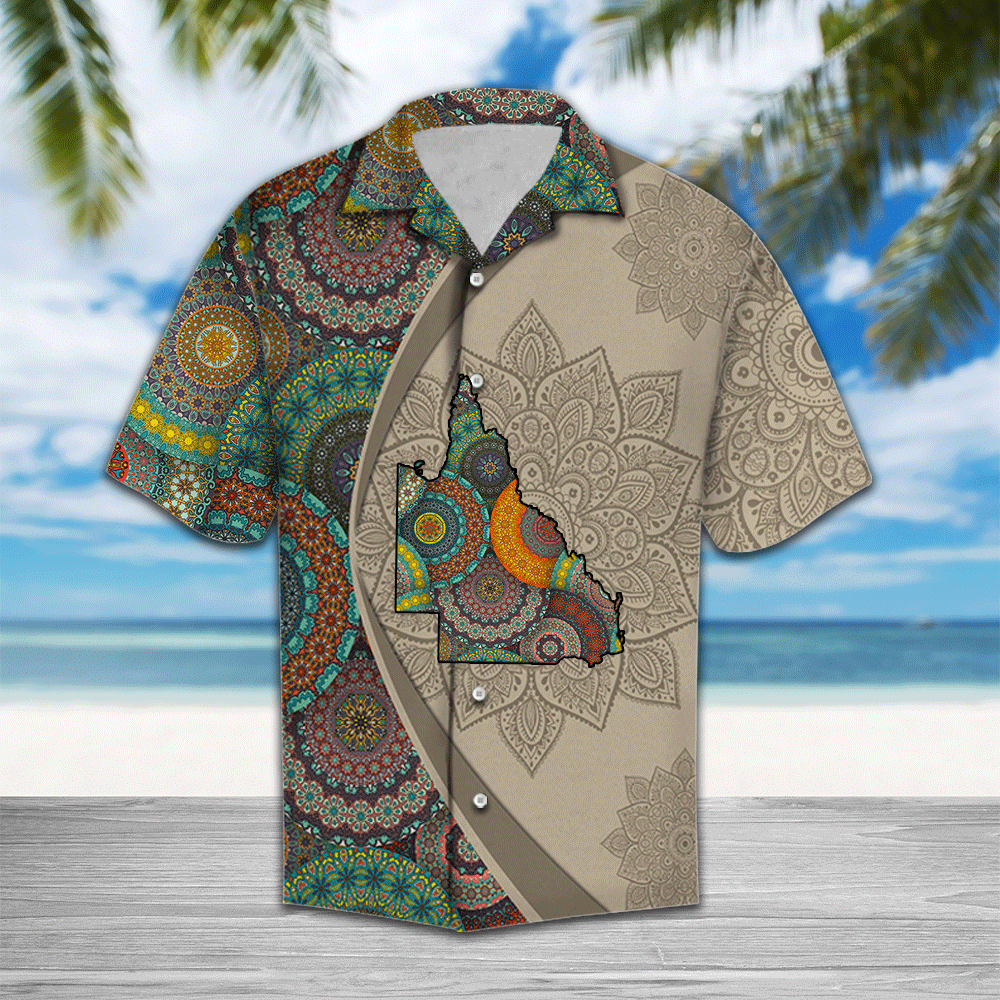 Hawaiian Shirt Queensland Mandala For Men Women