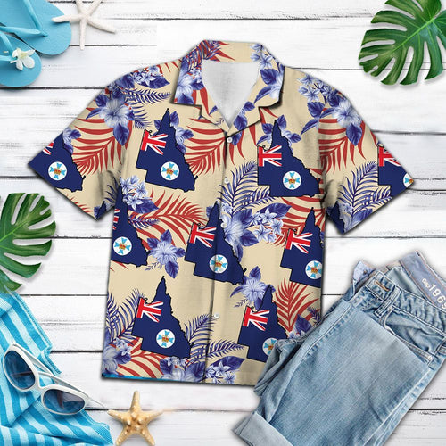 Hawaiian Shirt Queensland Proud For Men Women