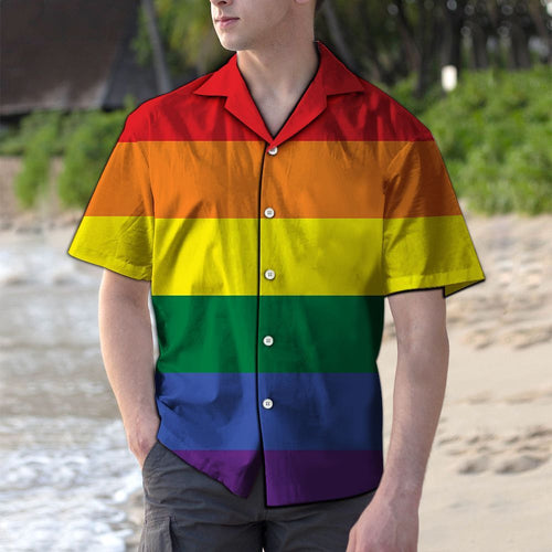 Hawaiian Shirt Rainbow Lgbt For Men Women