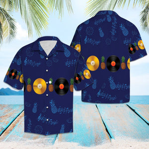 Hawaiian Shirt Records Musical Instrument For Men Women
