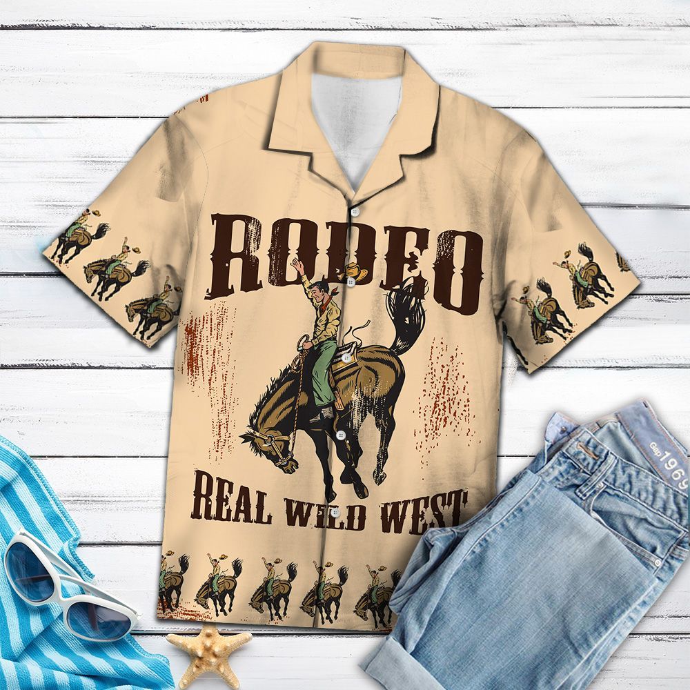 Hawaiian Shirt Rodeo Real Wild West For Men Women