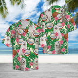 Hawaiian Shirt Samoyed Tropical Coconut For Men Women