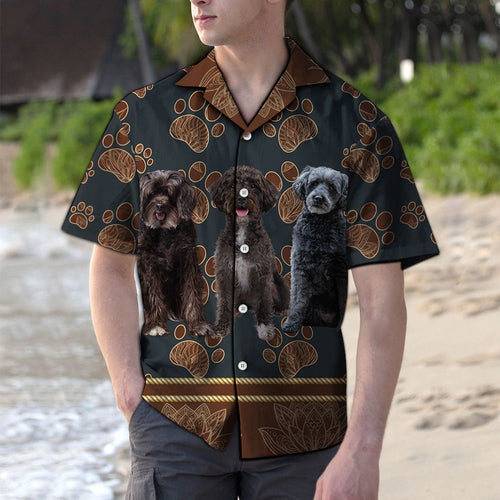 Hawaiian Shirt Schnoodle Flower Paw For Men Women