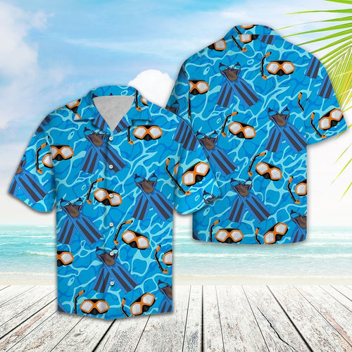 Hawaiian Shirt Scuba Diving Items For Men Women