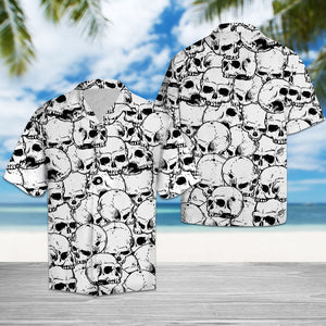 Hawaiian Shirt Skull Art For Men Women