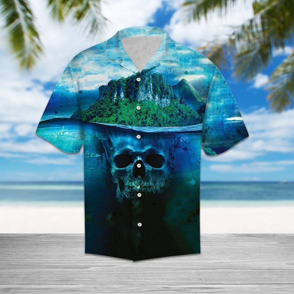 Hawaiian Shirt Skull Deep Water For Women Men