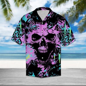 Hawaiian Shirt Skull Edm For Women Men