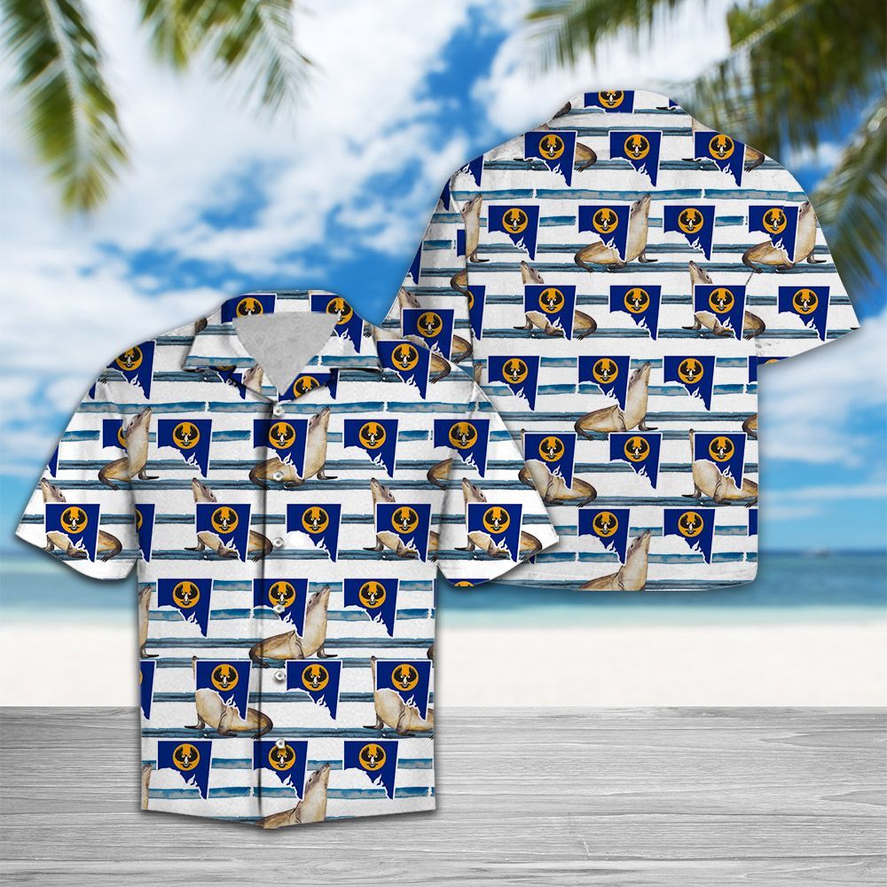 Hawaiian Shirt South Australia Seal For Men Women