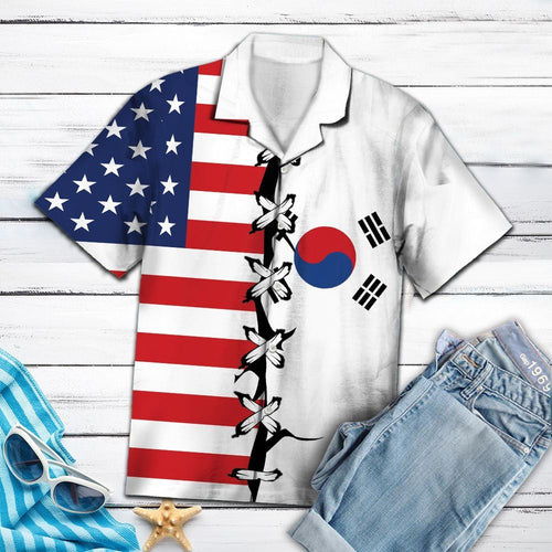 Hawaiian Shirt South Korea Root For Men Women