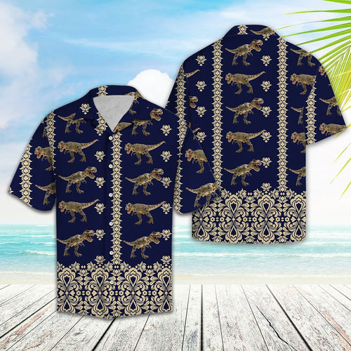 Hawaiian Shirt T-rex Lover For Men Women