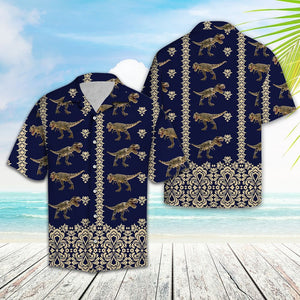 Hawaiian Shirt T-rex Lover For Men Women