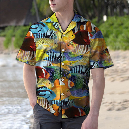 Hawaiian Shirt Tropical Fish Sealife For Men Women